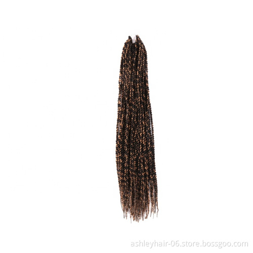 100% KK 20 inches MINI SENEGALESE  AFRO BRAID crochet braid synthetic hair for black women aliexpress hair for braiding
